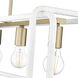 Camden 5 Light 41.13 inch Brushed Champagne Bronze Linear Pendant Ceiling Light